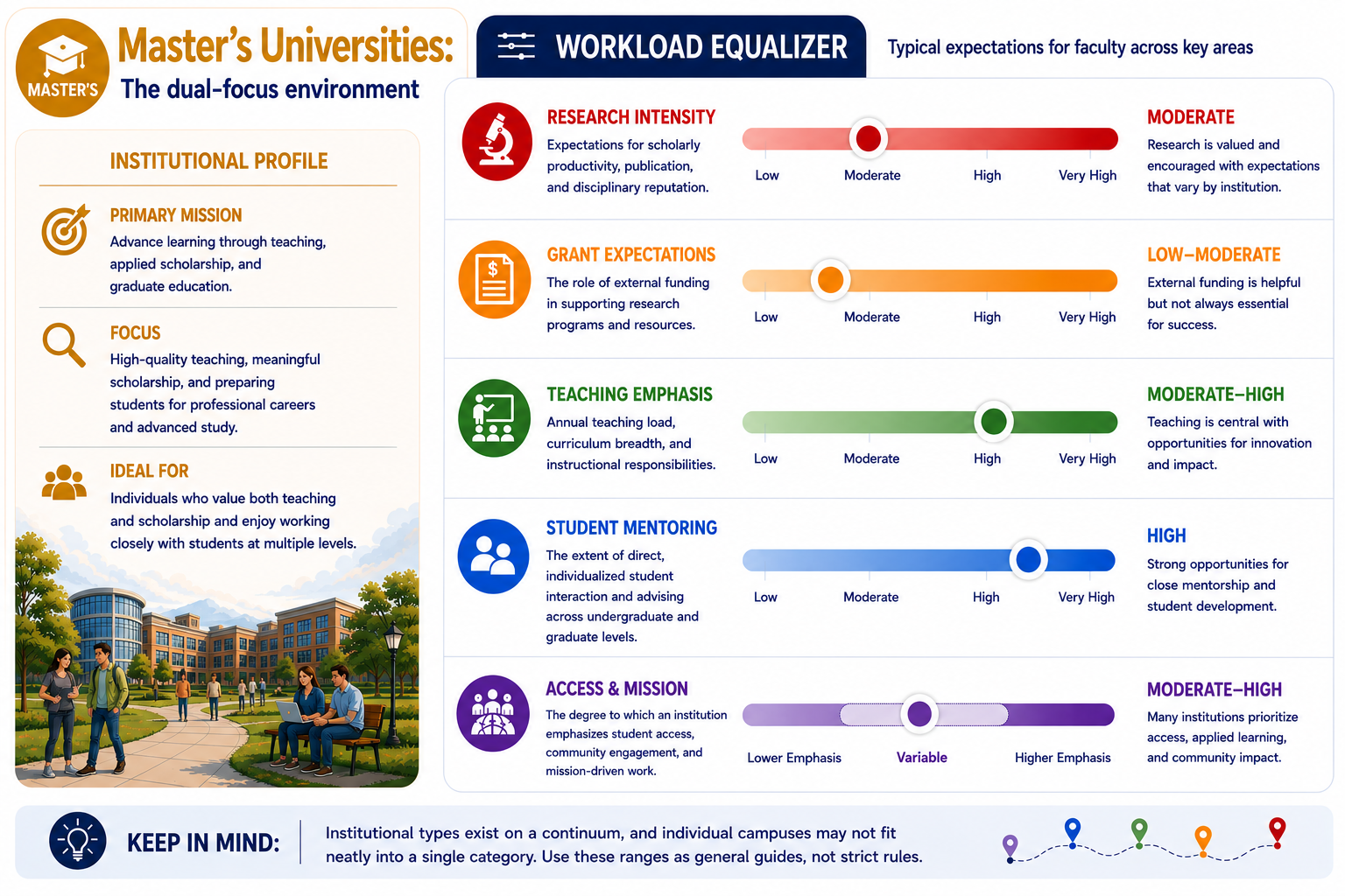 Master's Universities: Workload Equalizer
